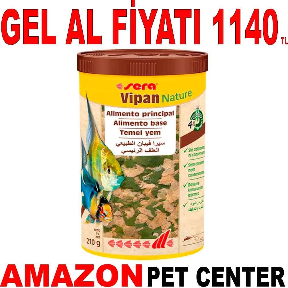 Sera Vipan Nature Pul Balık Yemi 1000 ML Gel Al 22243003 Amazon Pet Center