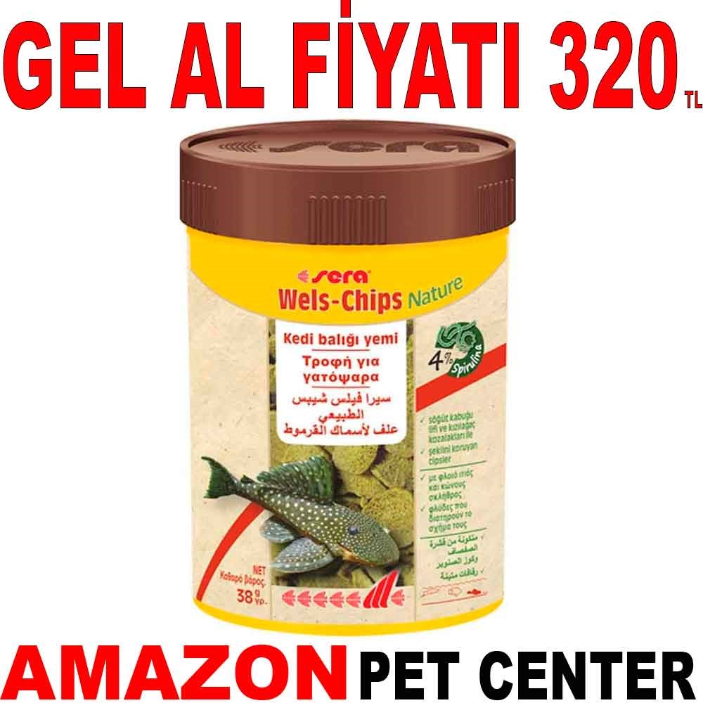 Sera Wels Chips Nature 100 ML Balık Yemi Gel Al 21913006 Amazon Pet Center