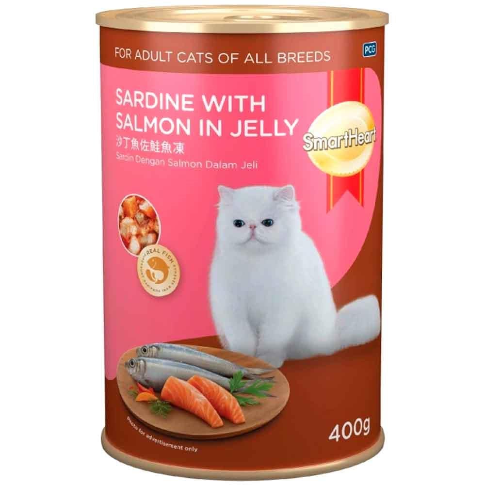 Smart Heart Kedi Konservesi Jöle İçinde Somon ve Sardalyalı 400 Gr 8850477000100 Amazon Pet Center