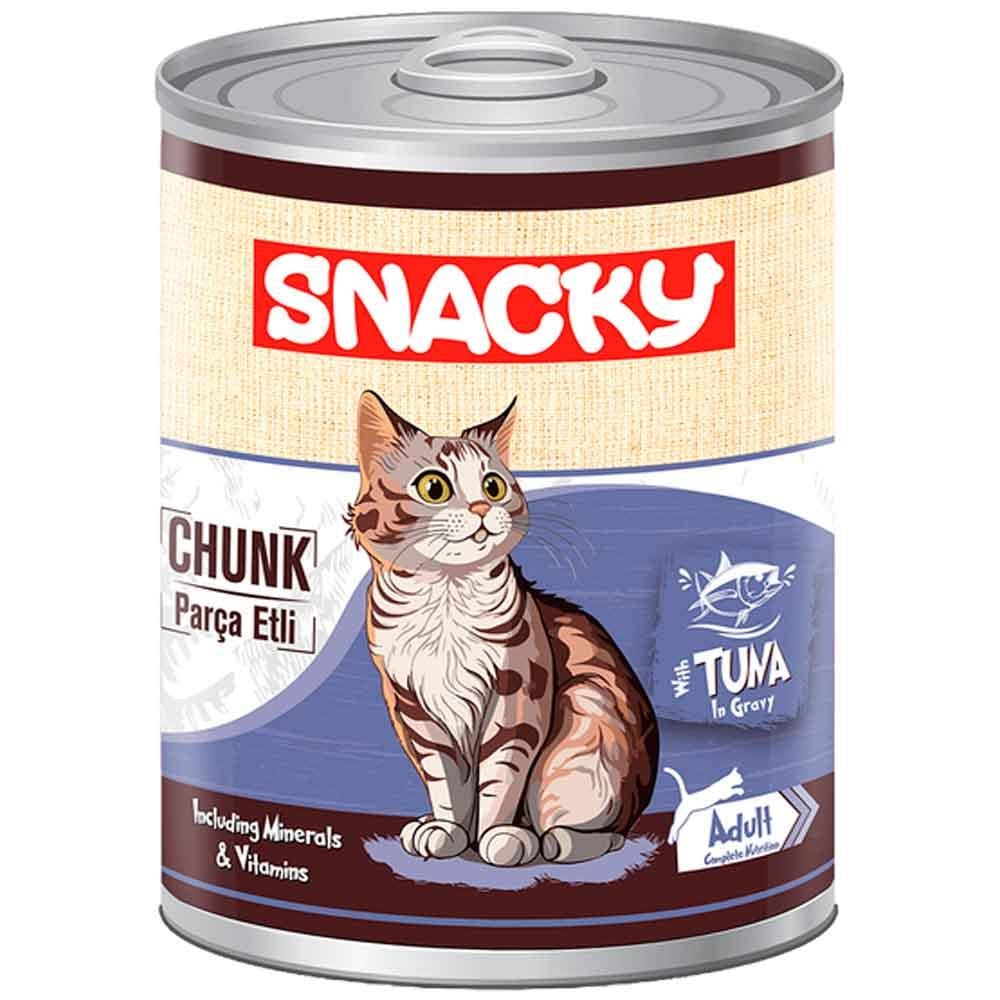Snacky Chunk Ton Balıklı Kedi Konservesi 400 Gr 8682631202804 Amazon Pet Center