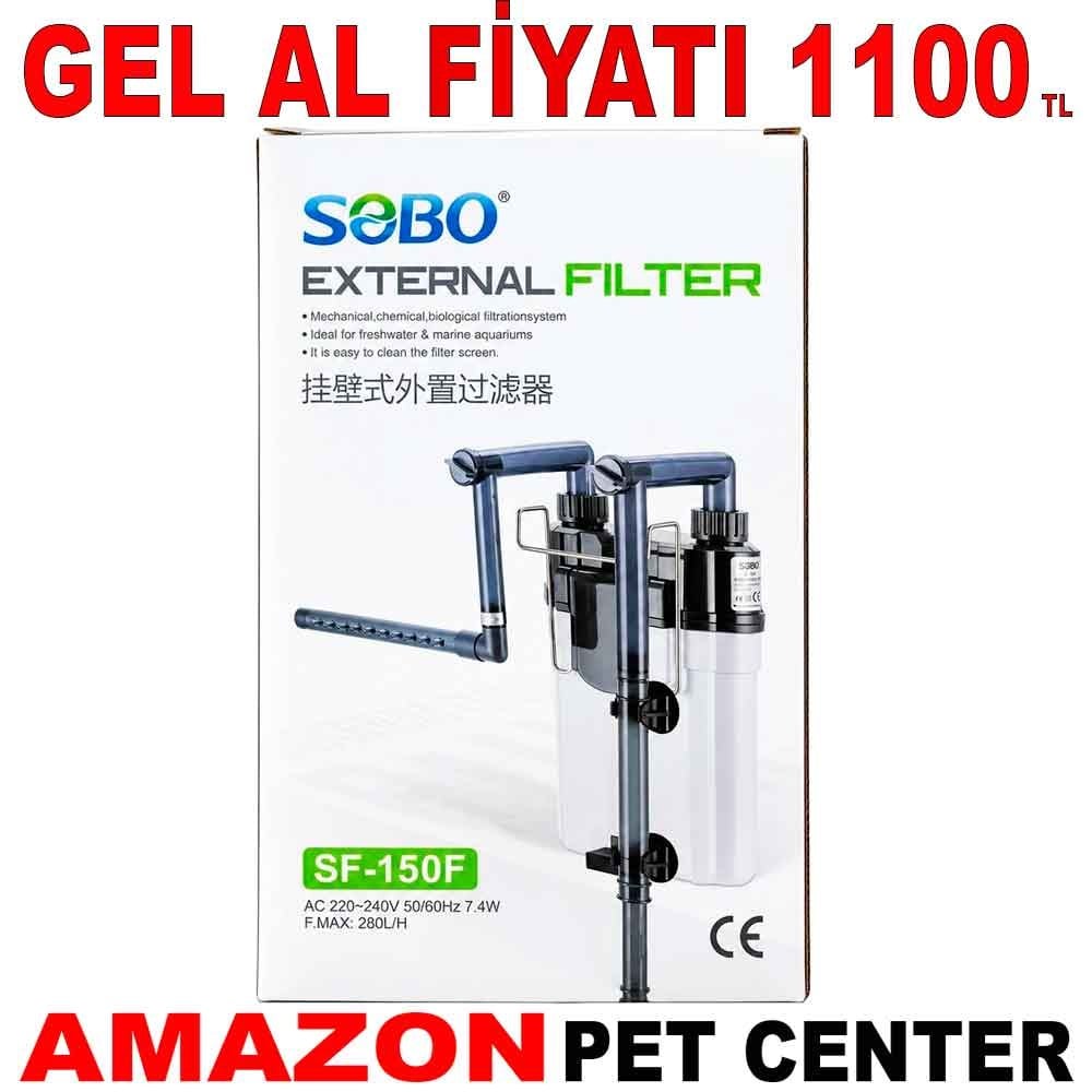 Sobo Akavaryum Askı Dış Filtre SF-150F 260L/S 7W Gel Al 35014706 Amazon Pet Center