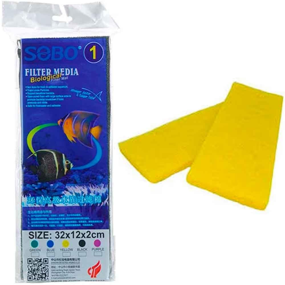 Sobo Akvaryum Filtre Süngeri 32x12x2 Sarı 6925394851028 Amazon Pet Center