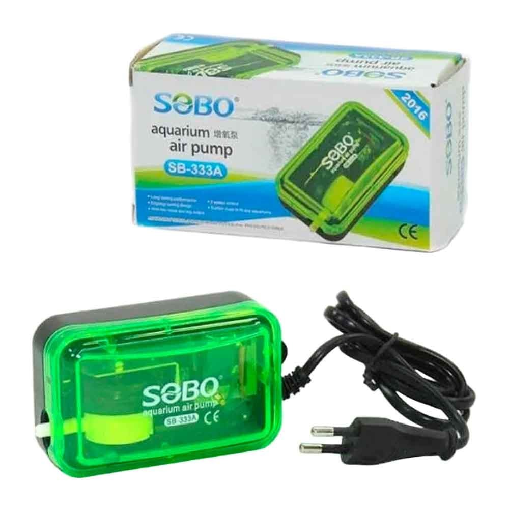 Sobo Akvaryum Hava Motoru Tek Çıkış 3W 4 Lt/Min SB-333A 6925394820420 Amazon Pet Center