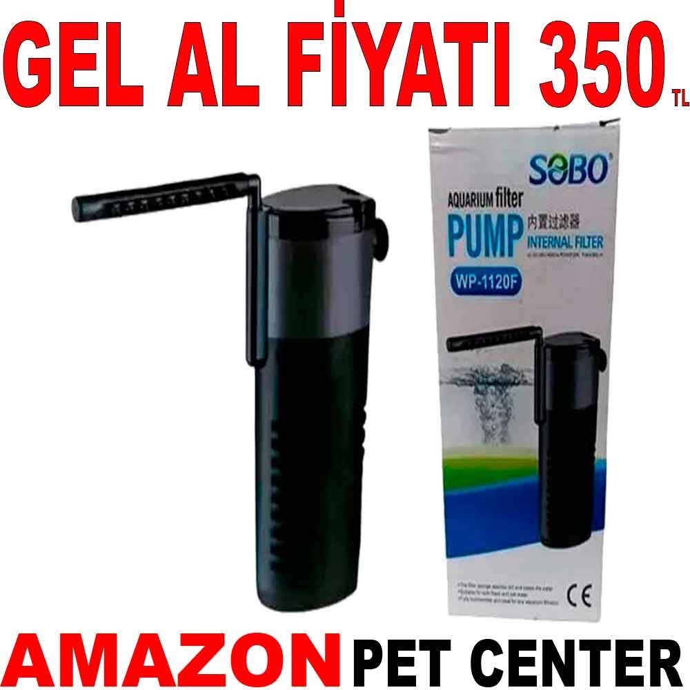 Sobo Akvaryum İç Filtre 900 Lt/S WP-1120F Gel Al 21738005 Amazon Pet Center