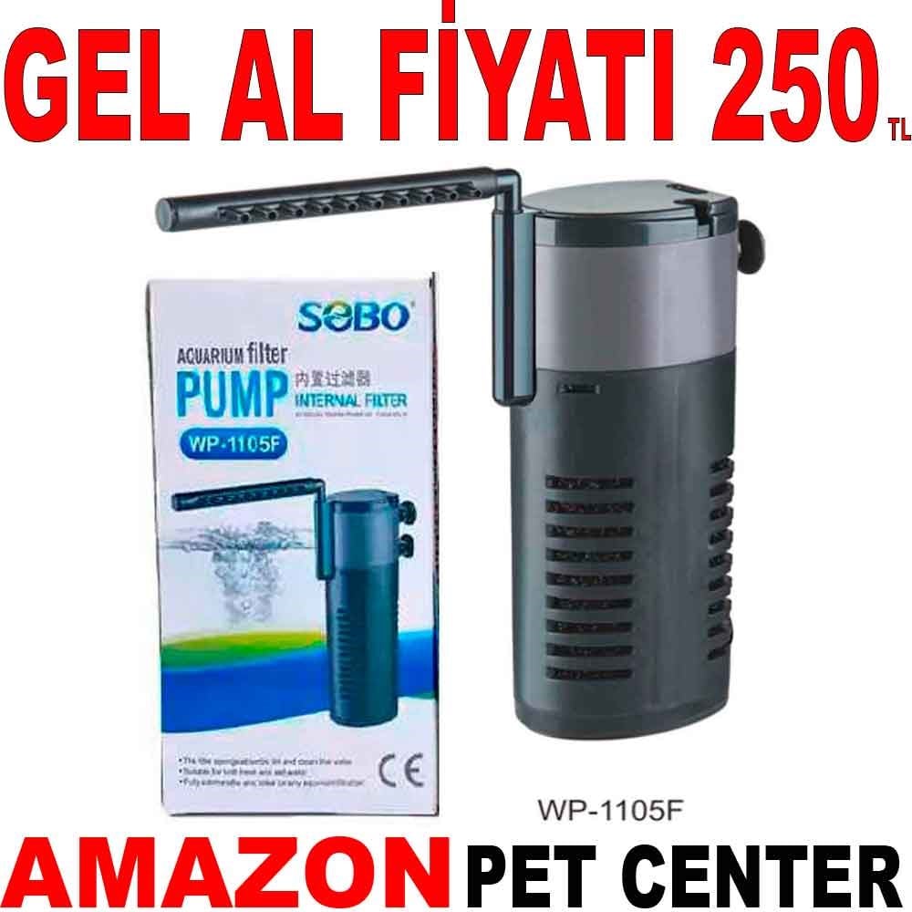 Sobo Akvaryum İç Filtre WP-1105F Gel Al 22179005 Amazon Pet Center