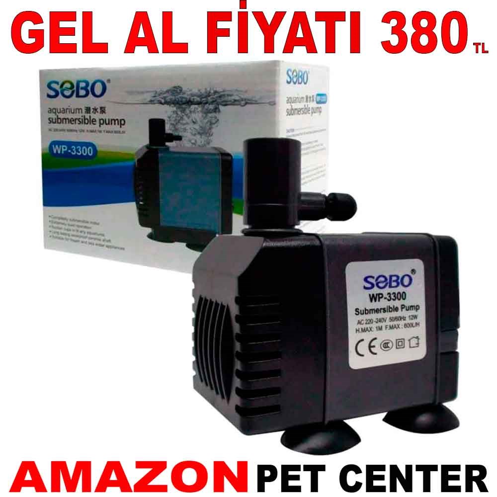 Sobo Akvaryum Kafa Motoru 12W 600 L/H Gel Al 35002208 Amazon Pet Center