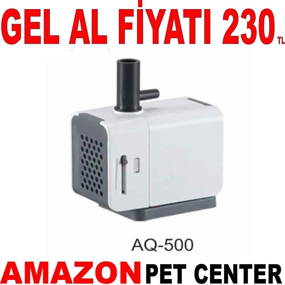 Sobo Akvaryum Kafa Motoru Yeni Nesil 6W 500 L/h AQ-500 Gel Al 35002918 Amazon Pet Center