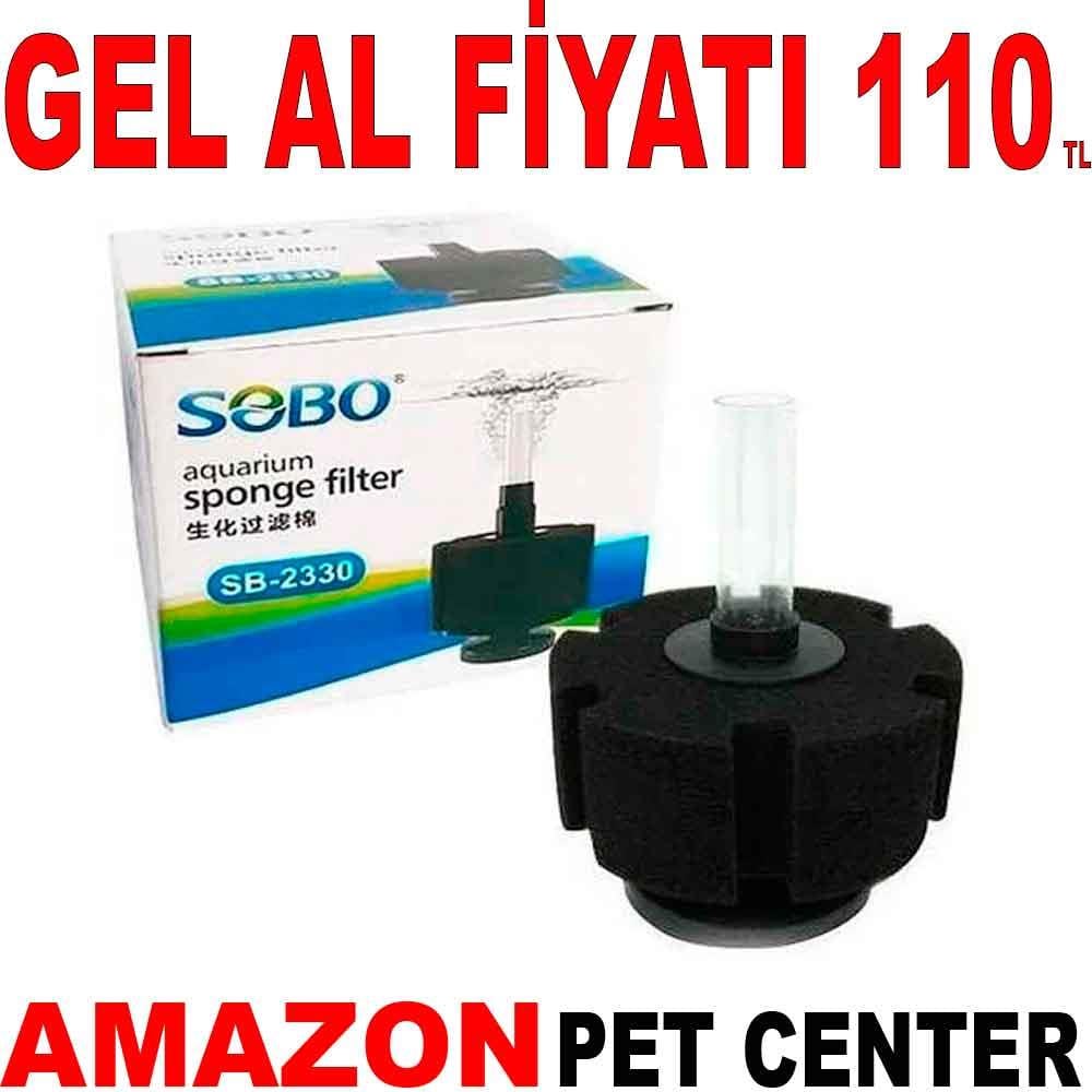 Sobo Akvaryum Pipo Filtre Üretim Filtresi SB-2330 35003007 Amazon Pet Center