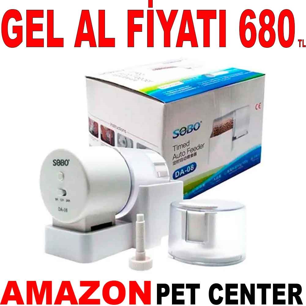 Sobo DA-08 Otomatik Balık Yemleme Makinesi Gel Al 35002970 Amazon Pet Center