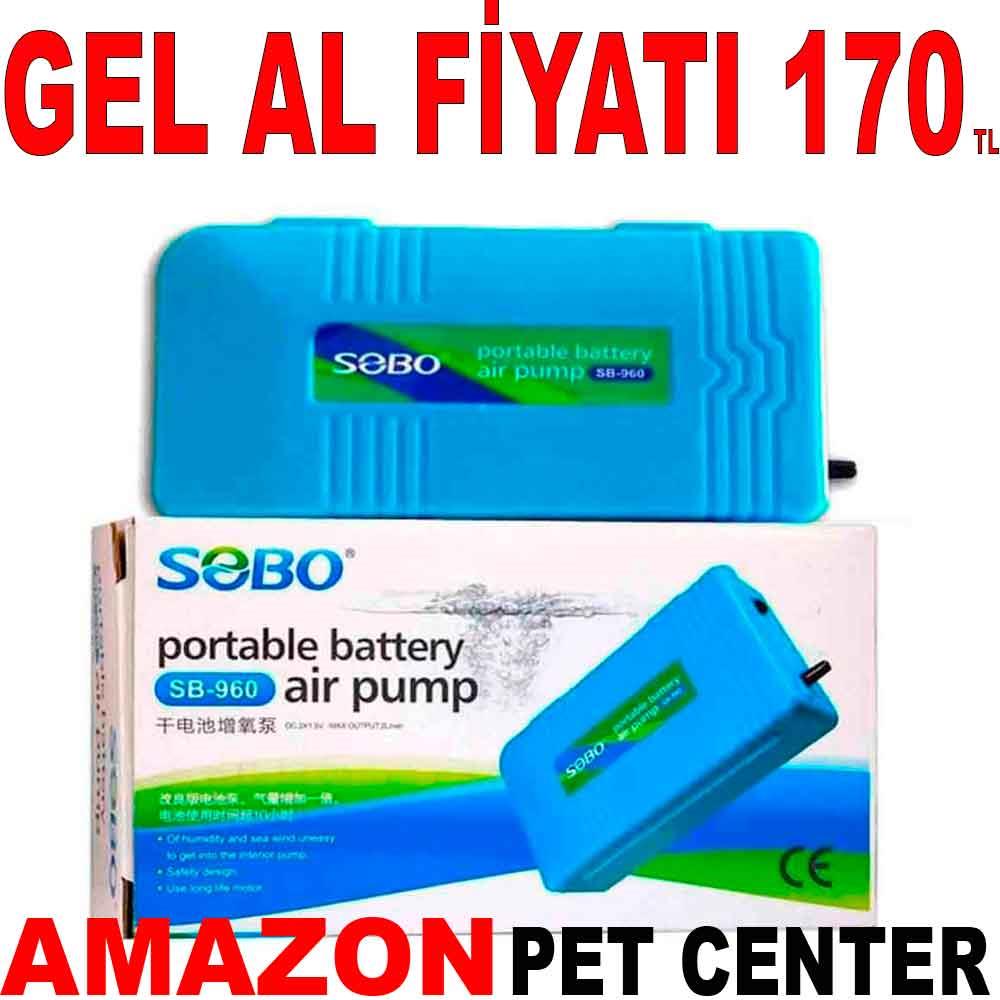 Sobo Pilli Hava Motoru 2 Lt/Min 22173003 Amazon Pet Center
