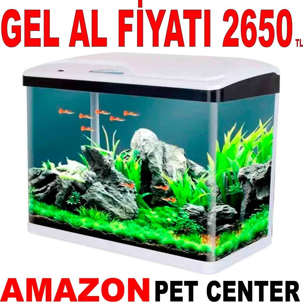 Sobo Sistemli Akvaryum Beyaz 39 x 19 x 44 cm Gel Al 35009474 Amazon Pet Center