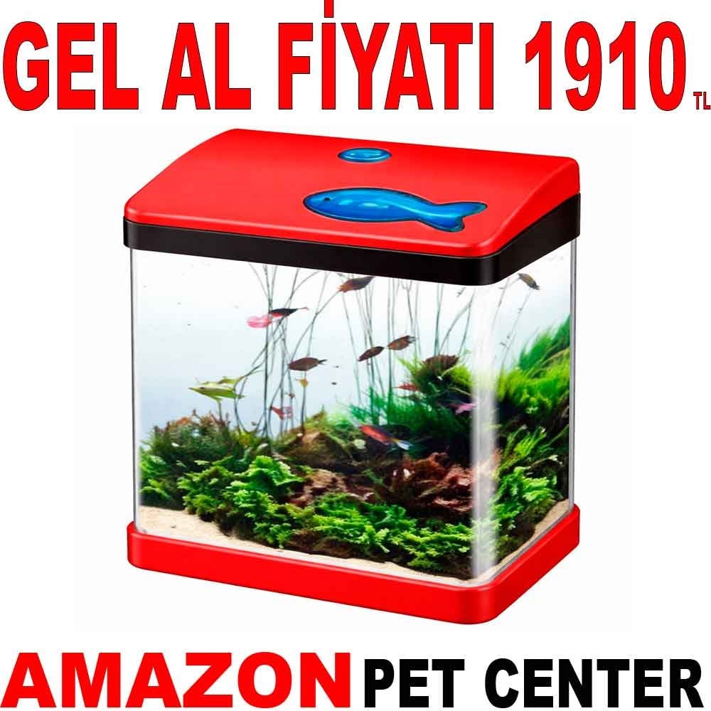 Sobo Sistemli Komple Akvaryum 28,5 Cm Kırmızı Gel Al 35006800 Amazon Pet Center