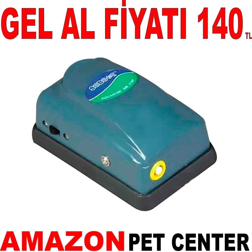 Sobo Tek Çıkışlı Hava Motoru 3,5W 5 Lt/Min Gel Al 35006879 Amazon Pet Center