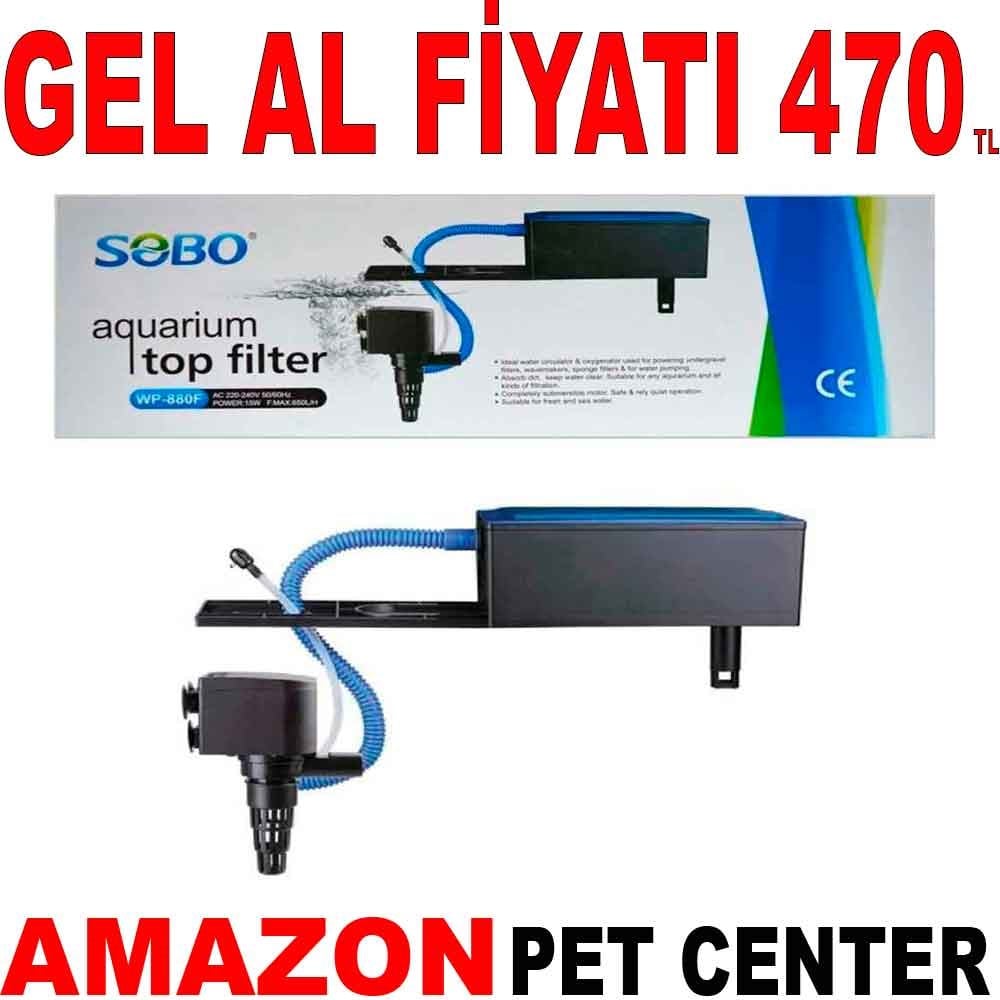 Sobo Tepe Filtre 15W 650 L/H Gel Al 35002321 Amazon Pet Center