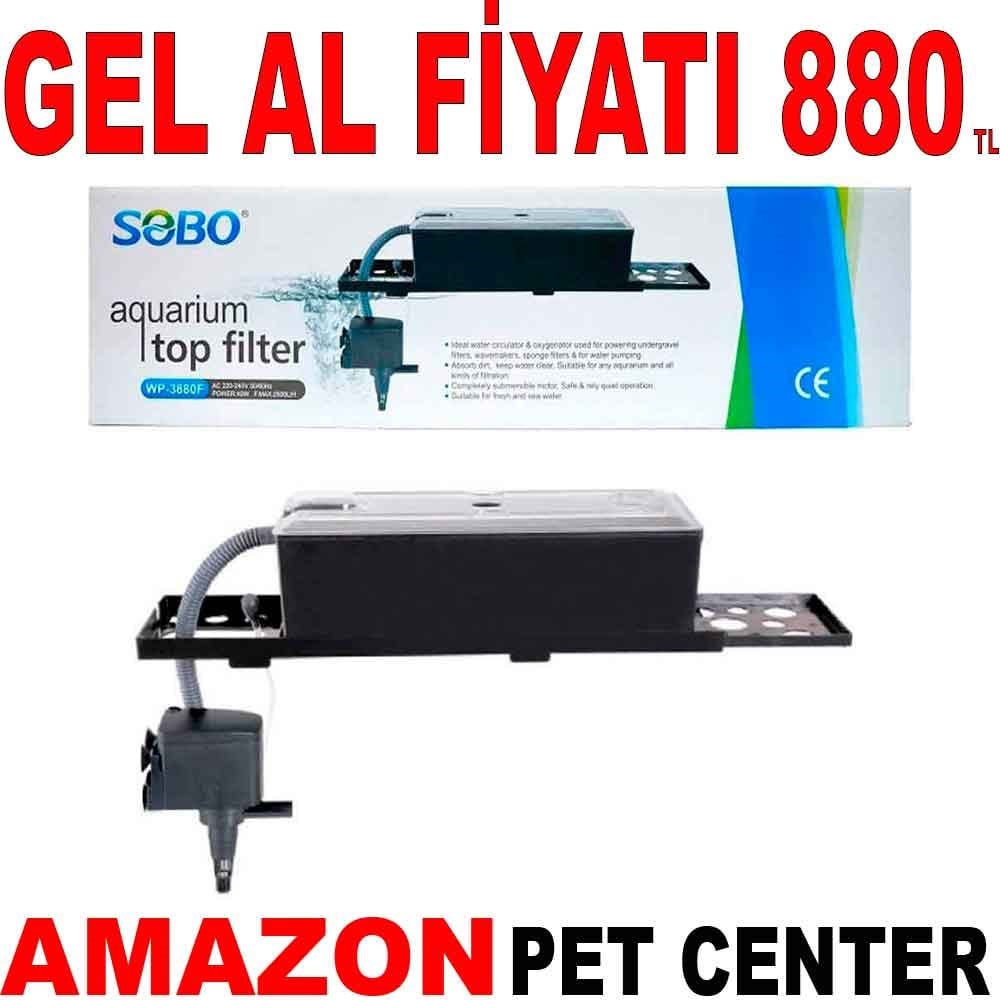Sobo Tepe Filtre WP-3880F 2500 L/H Gel Al 35002222 Amazon Pet Center