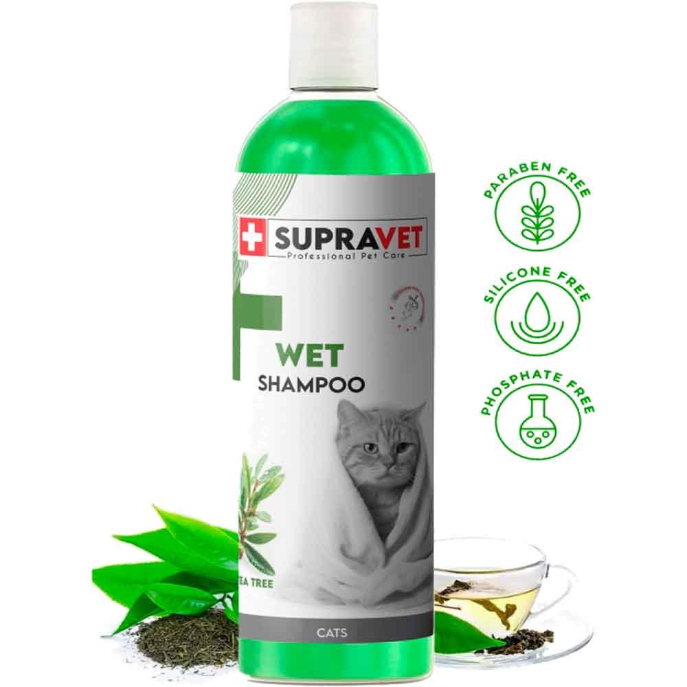 Supravet Kedi Şampuanı Çay Ağacı Özlü 200 ml 8680589182698 Amazon Pet Center