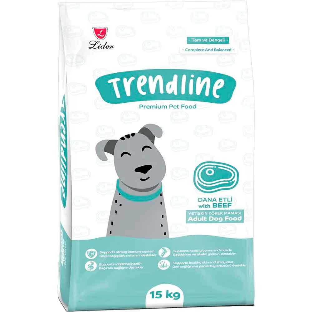 Trendline Biftekli Köpek Maması 15 Kg 8698995011648 Amazon Pet Center