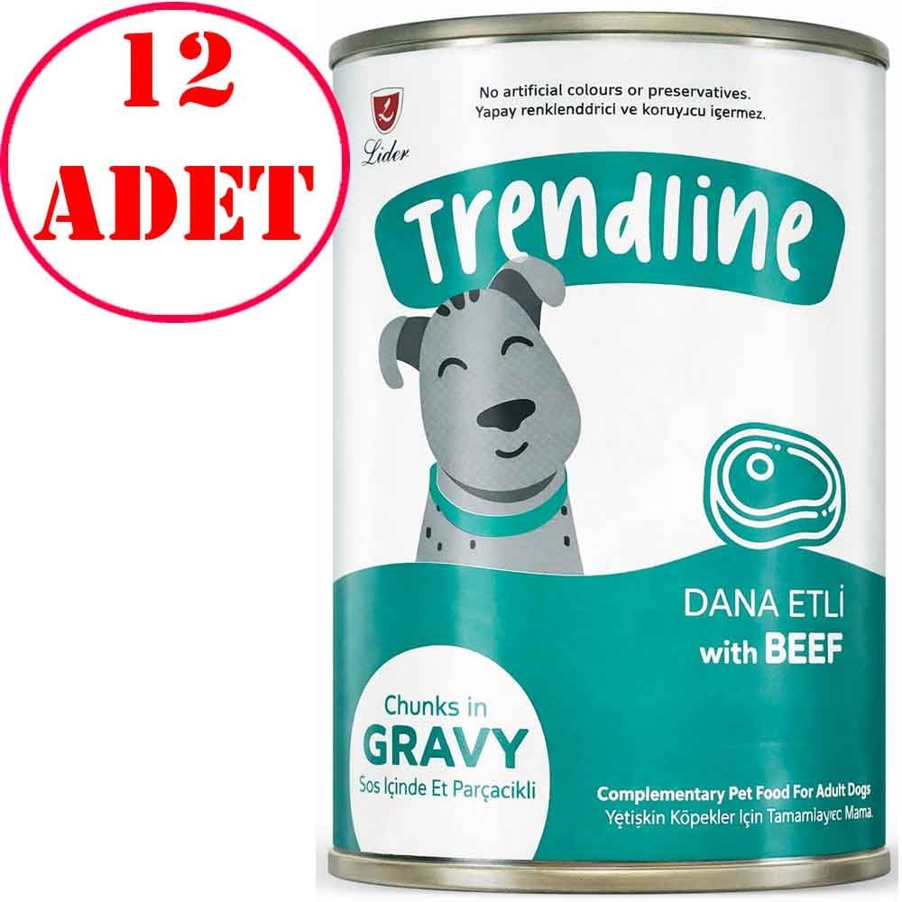 Trendline Dana Etli Köpek Konservesi 400 Gr 12 AD 35009276 Amazon Pet Center