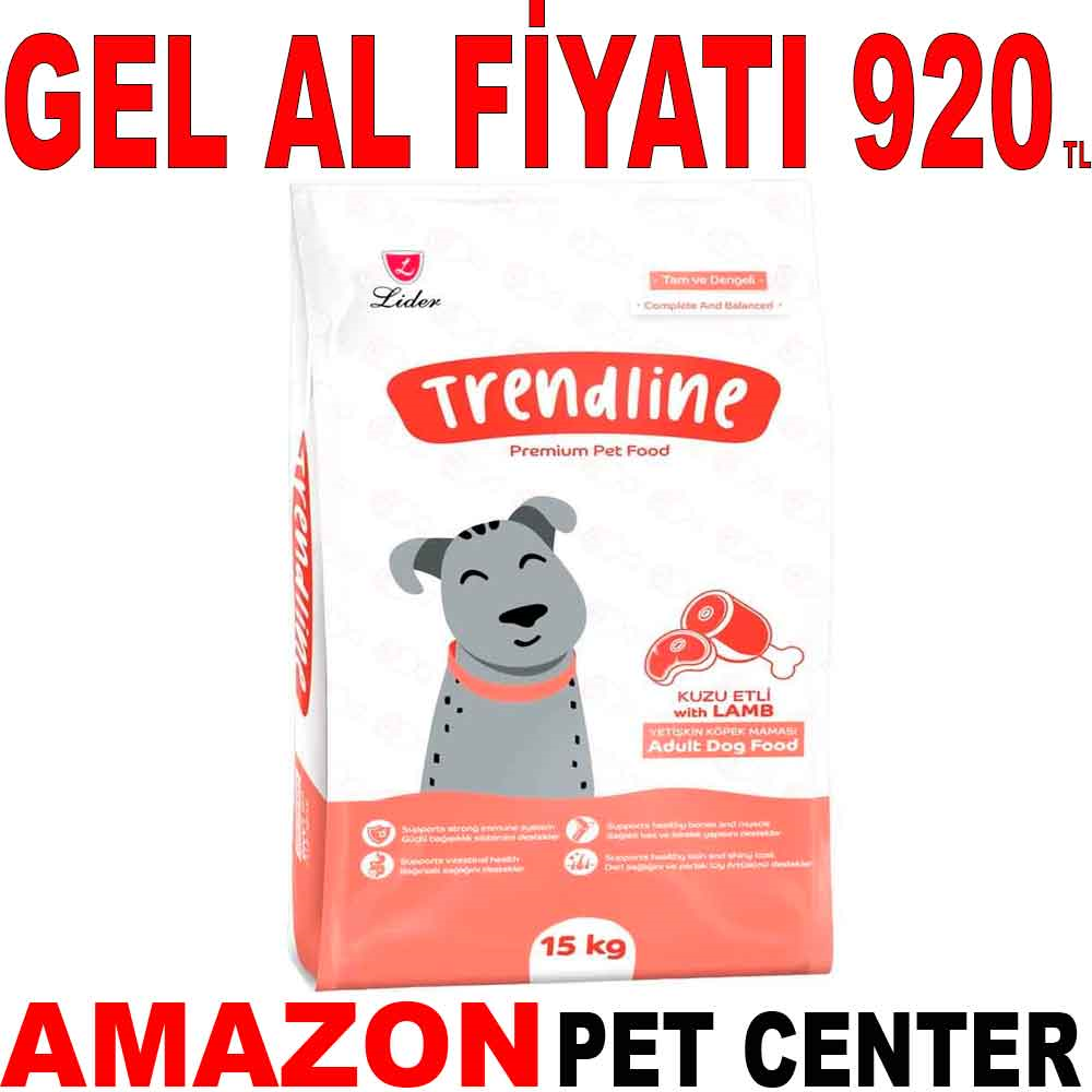 Trendline Köpek Maması Kuzu Etli 15 Kg Gel Al 35004493 Amazon Pet Center