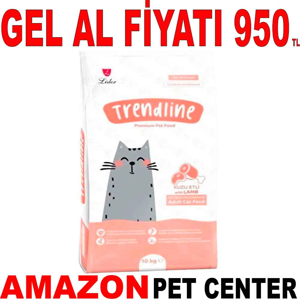 Trendline Kuzu Etli Kedi Maması 10 Kg Gel Al 35004523 Amazon Pet Center