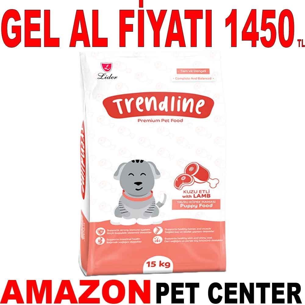 Trendline Yavru Köpek Maması Biftekli 15 Kg Gel Al 35004509 Amazon Pet Center