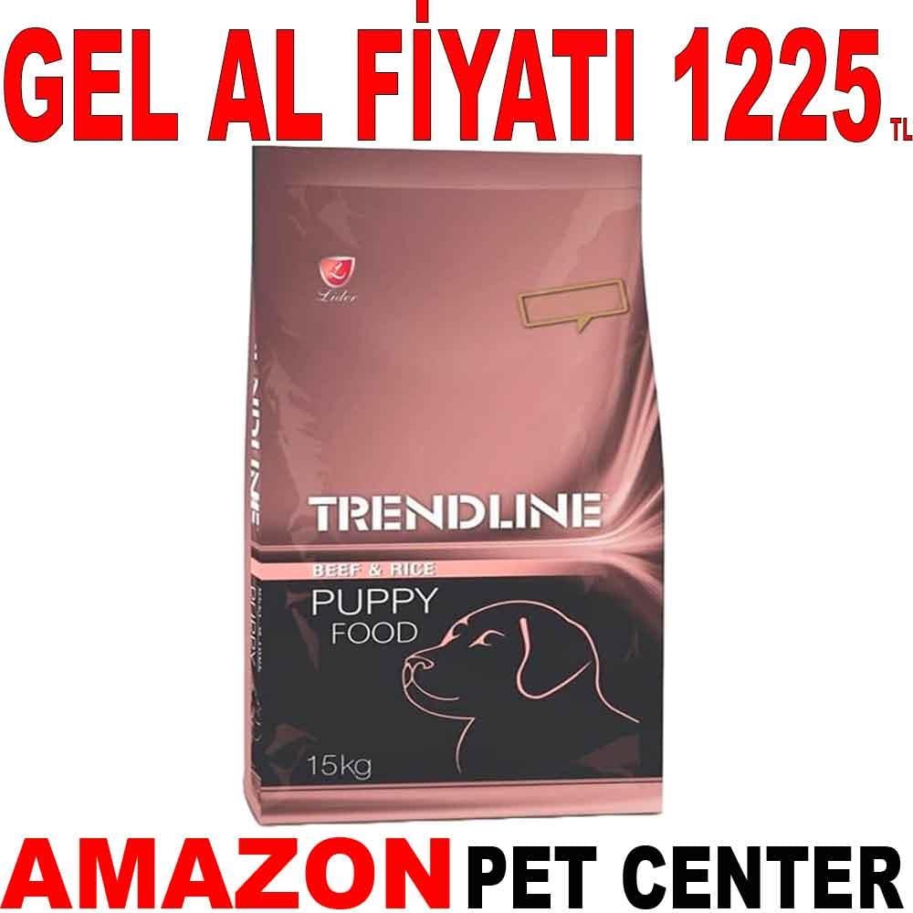 Trendline Yavru Köpek Maması Biftekli 15 Kg 35004509 Amazon Pet Center