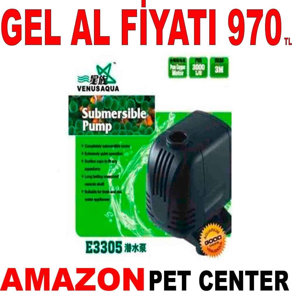 Venus Aqua Akvaryum Kafa Motoru E3305 3000 L/S 60W 35001928 Amazon Pet Center