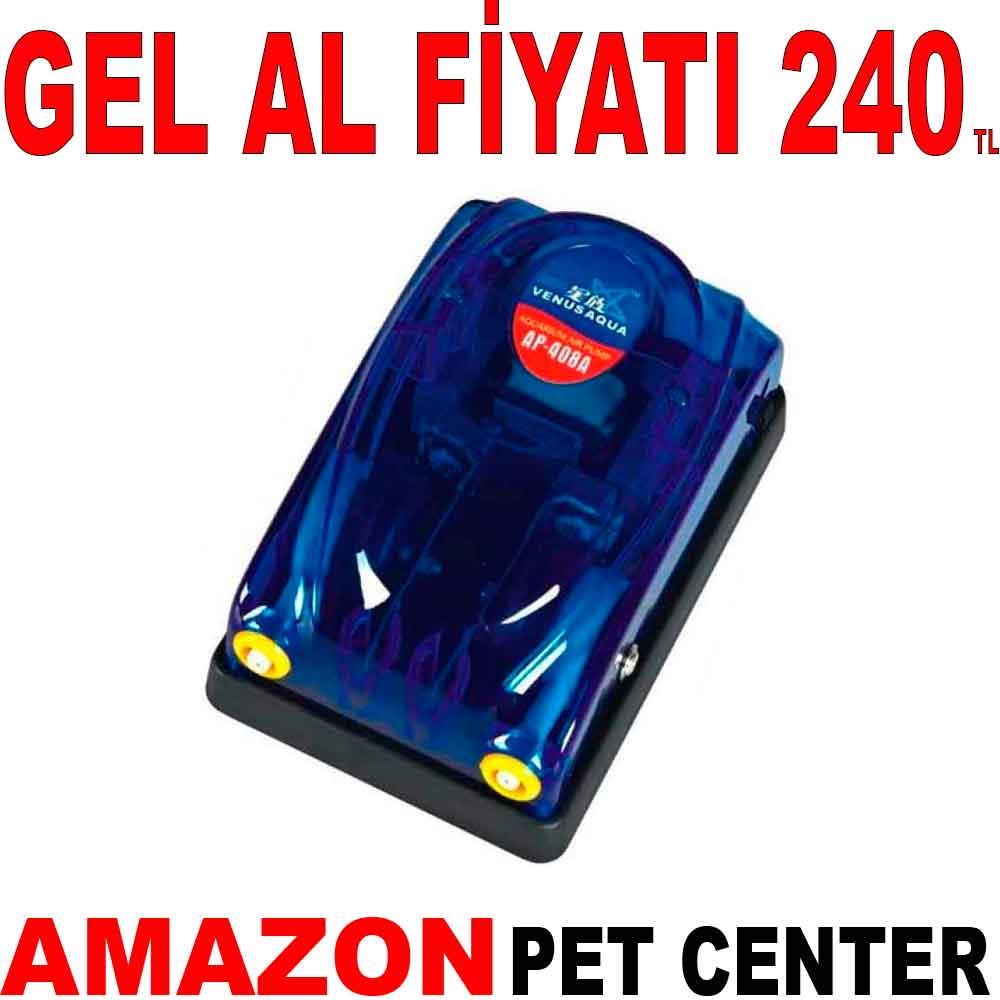 Venus Aqua Çift Çıkışlı Hava Motoru AP408A 35001881 Amazon Pet Center