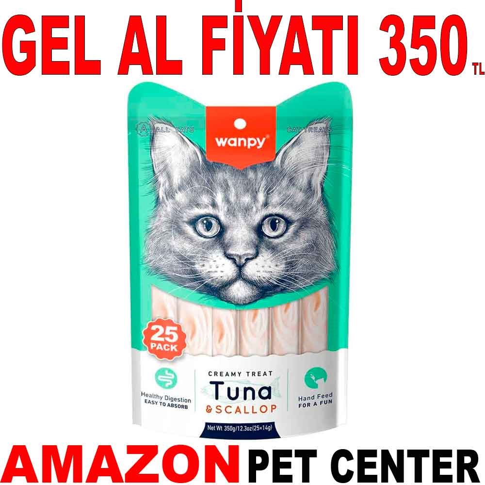 Wanpy Kedi Ödülü Tonlu Deniz Taraklı 14 Gr X 25'li Gel Al 21946004 Amazon Pet Center