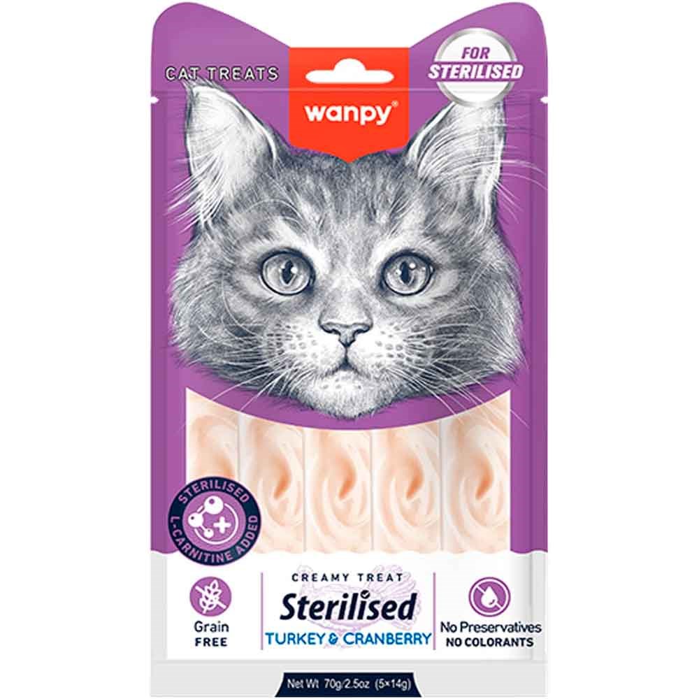 Wanpy Kısır Kedi Ödülü Hindili 14 Gr X 5 Li 6927749874058 Amazon Pet Center