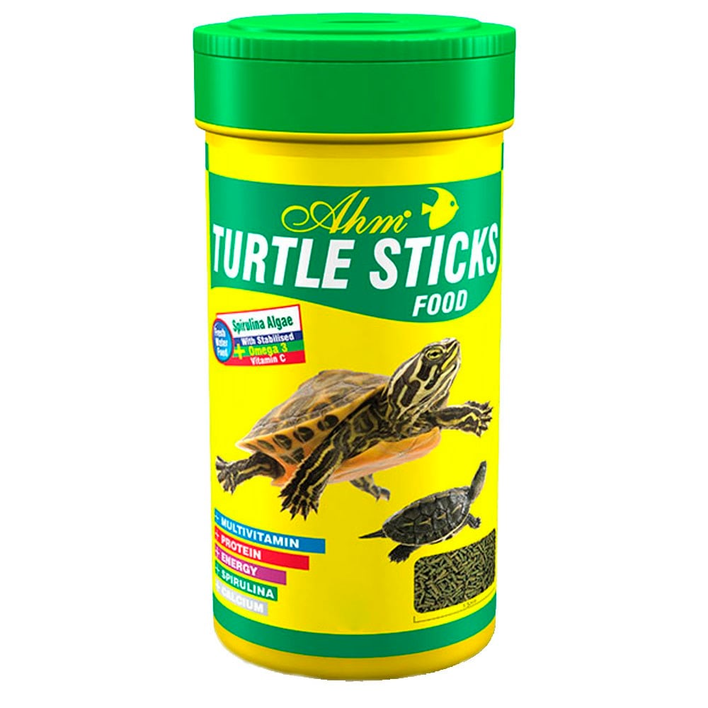AHM Turtle Sticks Green Food Kaplumbağa Yemi 100 ml 8699375330557 Amazon Pet Center