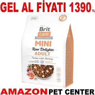 Brit Care Hipoalerjenik Raw Delights Hindili ve Karidesli Mini Irk Köpek Maması 2 Kg Gel Al 35014119 Amazon Pet Center