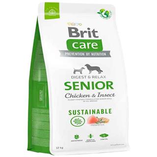 Brit Care Sustainable Senior Böcek ve Tavuk Yaşlı Köpek Maması 12 Kg 8595602558773 Amazon Pet Center