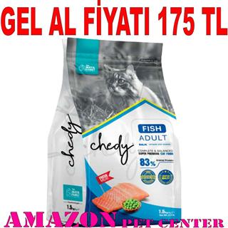 Chedy Balıklı Yetişkin Kedi Maması 1.5 Kg 8683347070237 Amazon Pet Center