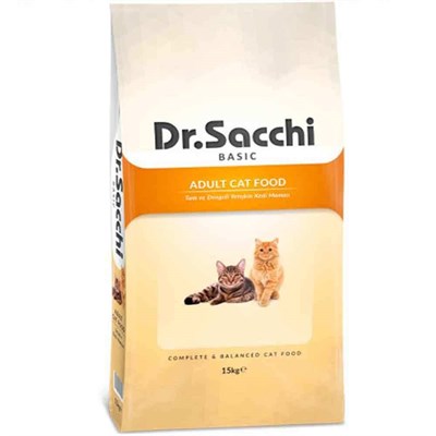 Dr.Sacchi Tavuklu Kedi Maması 15 Kg 8690286589966 Dr Sacchi Yetişkin Kedi Mamaları Amazon Pet Center