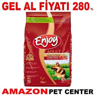 Enjoy Köpek Maması Kuzu Etli ve Pirinçli 3 Kg Gel Al 21512001 Amazon Pet Center