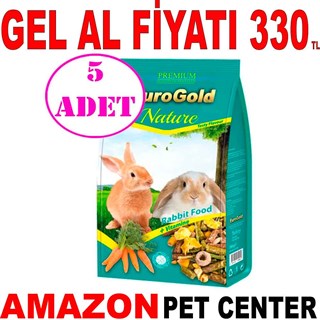Euro Gold Tavşan Yemi 750 Gr 5 AD 20547004 Amazon Pet Center