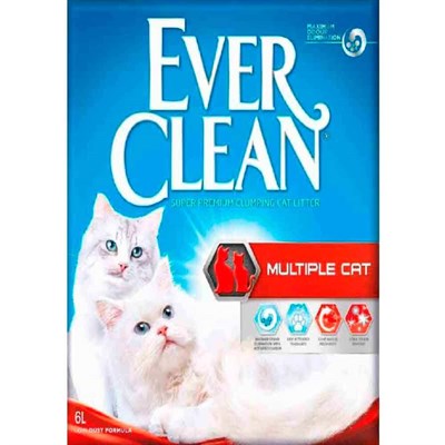 Ever Clean Multiple Cat Doğal Kedi Kumu 6 lt  5060255492277 Ever Clean Doğal Kedi Kumları Amazon Pet Center