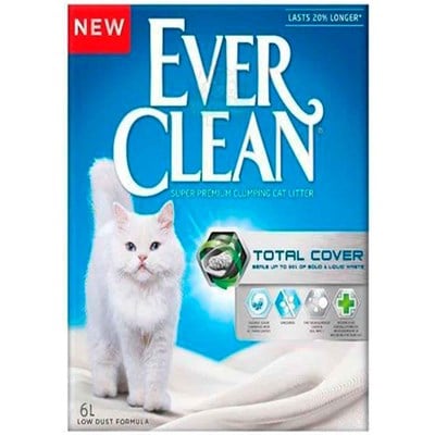 Ever Clean Total Cover Koku Önleyici Topaklanan Kedi Kumu 6 LT 5060412213097 Ever Clean Doğal Kedi Kumları Amazon Pet Center