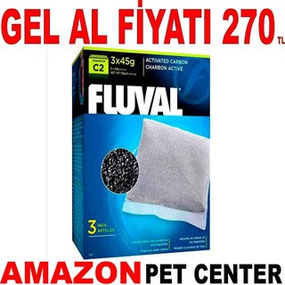 Fluval Akvaryum C2 Filtre Karbonu 3x45 Gr Gel Al 22203007 Amazon Pet Center