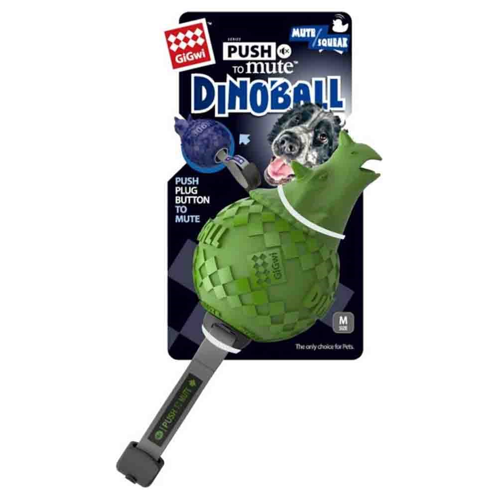 Gigwi Dinoball Yeşil Dinazor Sesli Köpek Oyuncağı 846295064606 Amazon Pet Center