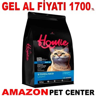 Homie Special Tavuklu Kısırlaştırılmış Kedi Maması 12 Kg Gel Al 35015314 Amazon Pet Center