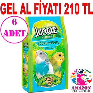 Jungle Yavru Muhabbet Kuşu Yemi 400 gr 6 AD 19566009 Amazon Pet Center