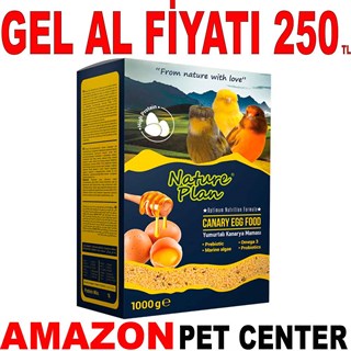 Nature Plan Ballı Yumurtalı Kuş Maması 1 Kg Gel Al 35008286 Amazon Pet Center