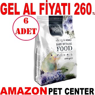 Nature Plan Yavru Muhabbet Kuşu Yemi Yumurta + Ballı 400 Gr 6 Ad Gel Al 35008439 Amazon Pet Center