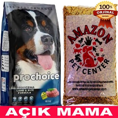 Pro Choice Proderma Kuzu Etli Köpek Maması Açık 1 Kg 32117349 Pro Choice Açık Köpek Maması Amazon Pet Center