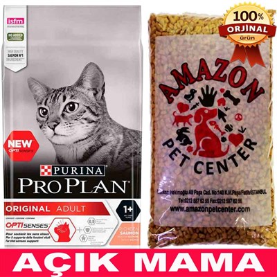 Pro Plan Somonlu Kedi Maması Açık 1 Kg 32102499 Pro Plan Açık Kedi Maması Amazon Pet Center