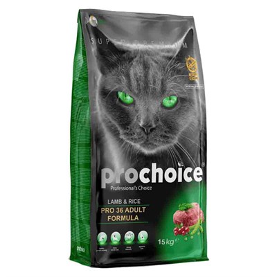 Prochoice Pro 36 Kuzulu ve Pirinçli Kedi Maması 15 Kg 8681465601029 Pro Choice Yetişkin Kedi Mamaları Amazon Pet Center
