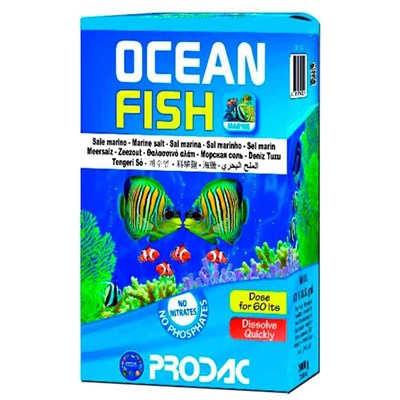 Prodac Ocean Fish 1 Kg Deniz Akvaryumu Tuzu 8018189500015 Prodac Deniz Akvaryumu Tuzları Amazon Pet Center