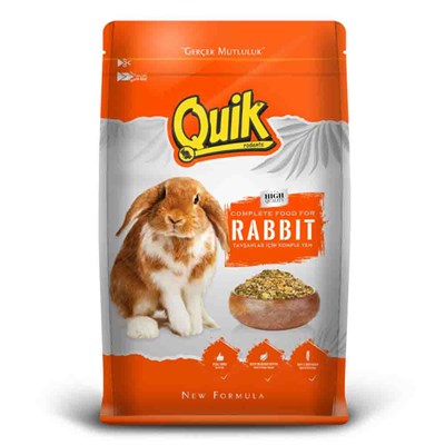 Quik Tavşan Yemi 750 gr 8680468040194 Quik Tavşan Yemleri Amazon Pet Center